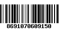 Código de Barras 8691070609150