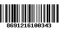 Código de Barras 8691216100343