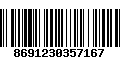 Código de Barras 8691230357167