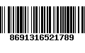 Código de Barras 8691316521789