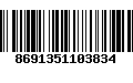 Código de Barras 8691351103834