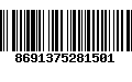 Código de Barras 8691375281501