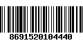 Código de Barras 8691520104440