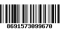 Código de Barras 8691573099670