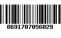 Código de Barras 8691707056029