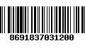 Código de Barras 8691837031200