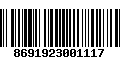 Código de Barras 8691923001117