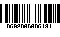 Código de Barras 8692806086191