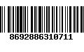 Código de Barras 8692886310711