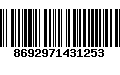 Código de Barras 8692971431253