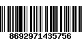 Código de Barras 8692971435756