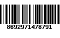 Código de Barras 8692971478791