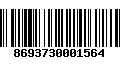 Código de Barras 8693730001564