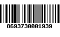 Código de Barras 8693730001939