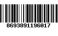 Código de Barras 8693891196017