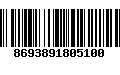 Código de Barras 8693891805100