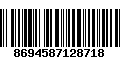 Código de Barras 8694587128718