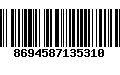 Código de Barras 8694587135310