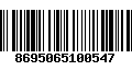 Código de Barras 8695065100547