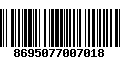 Código de Barras 8695077007018