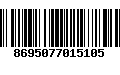 Código de Barras 8695077015105