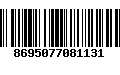 Código de Barras 8695077081131