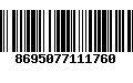 Código de Barras 8695077111760