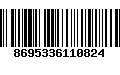 Código de Barras 8695336110824