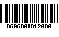 Código de Barras 8696000012000