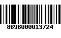 Código de Barras 8696000013724