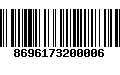 Código de Barras 8696173200006