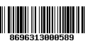 Código de Barras 8696313000589