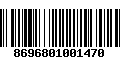 Código de Barras 8696801001470