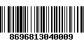 Código de Barras 8696813040009