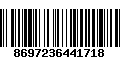 Código de Barras 8697236441718