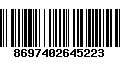 Código de Barras 8697402645223