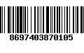 Código de Barras 8697403870105