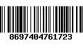 Código de Barras 8697404761723