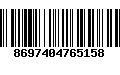 Código de Barras 8697404765158