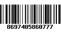 Código de Barras 8697405860777