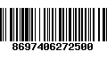 Código de Barras 8697406272500