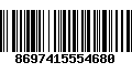 Código de Barras 8697415554680