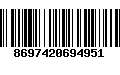 Código de Barras 8697420694951