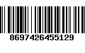 Código de Barras 8697426455129