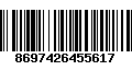 Código de Barras 8697426455617