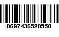 Código de Barras 8697436520558