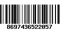 Código de Barras 8697436522057