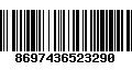 Código de Barras 8697436523290