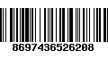 Código de Barras 8697436526208