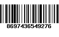 Código de Barras 8697436549276